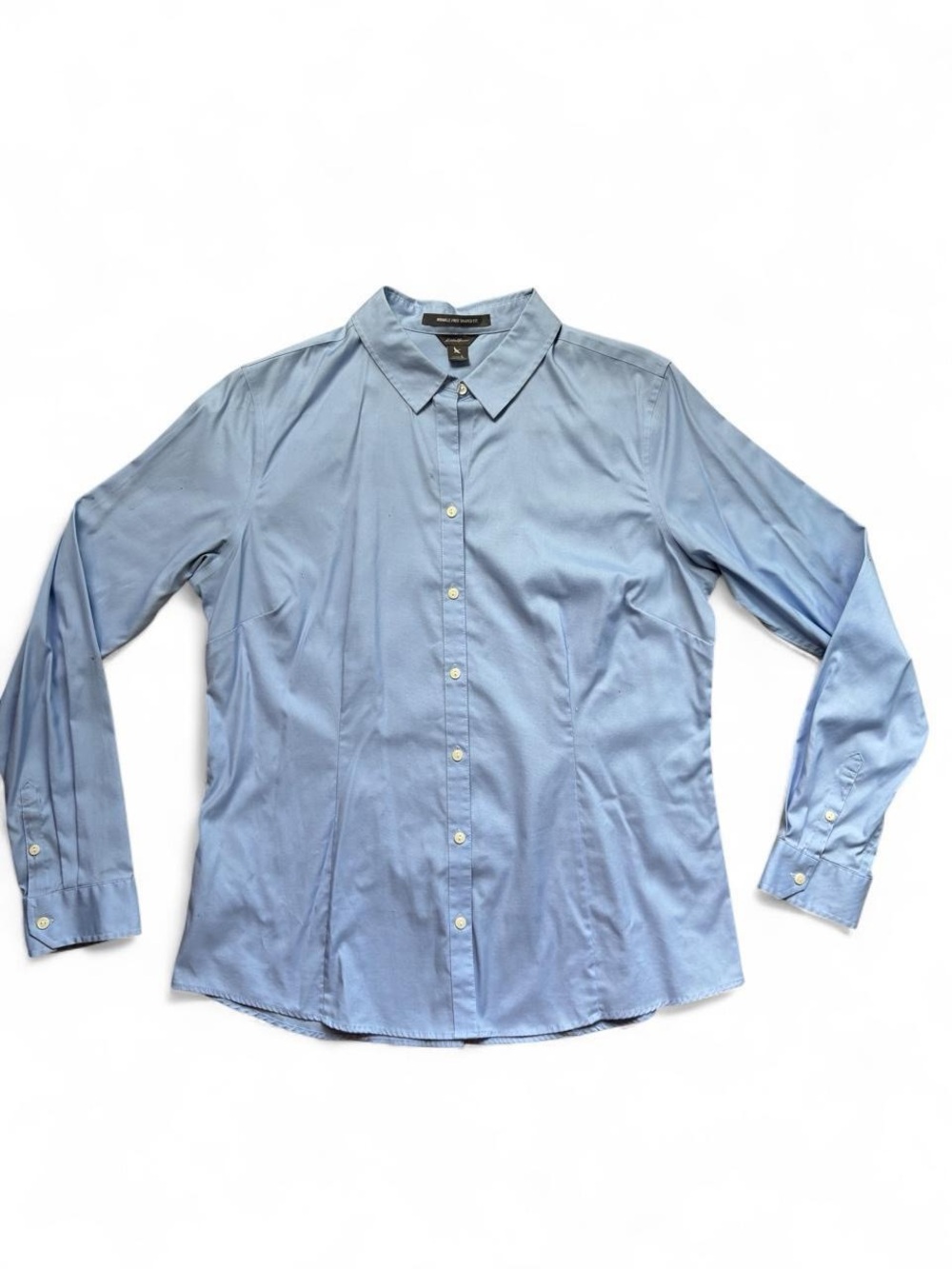Eddie Bauer Light Blue Long-Sleeve Dress Shirt